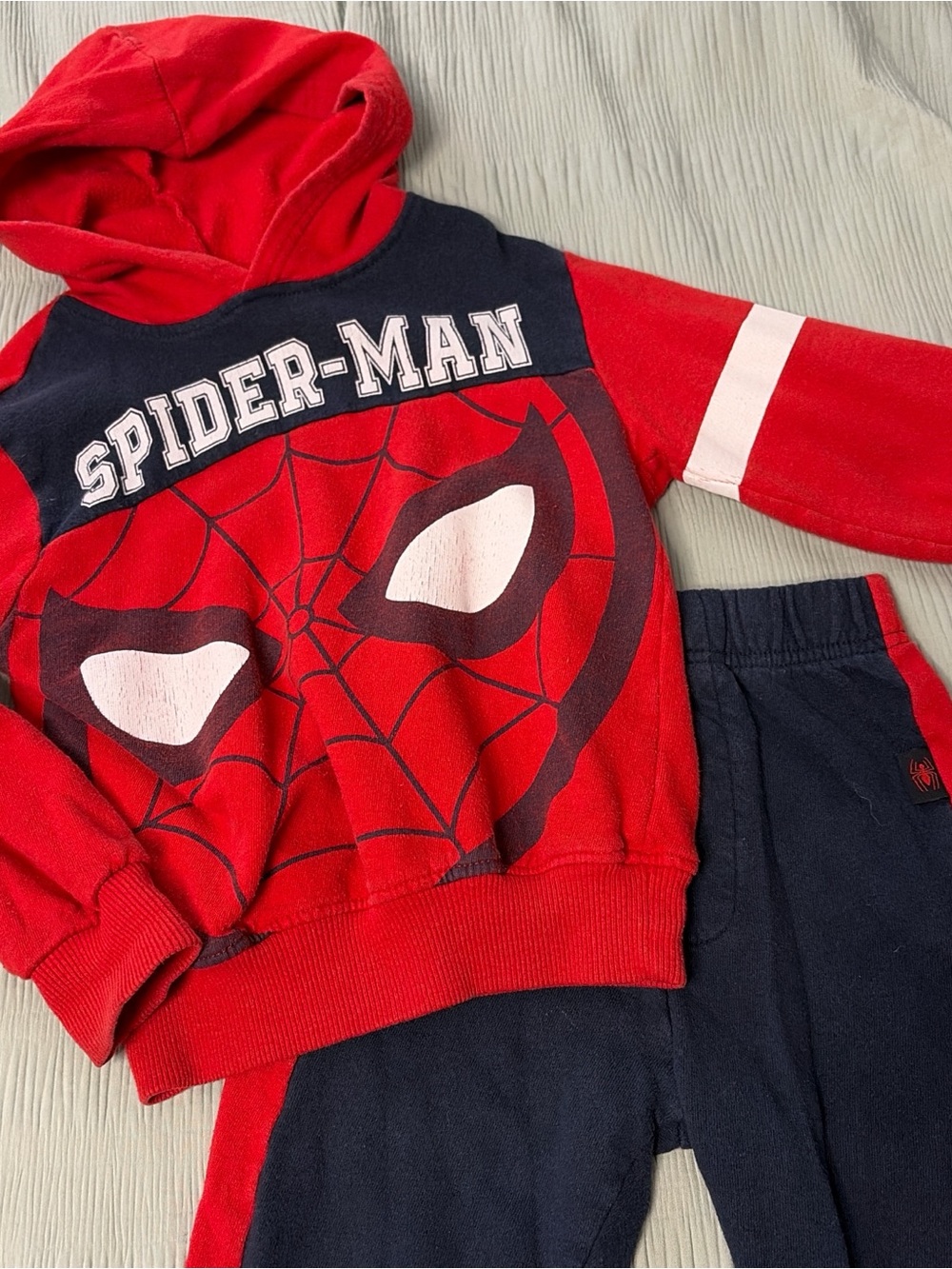 Spider-Man Red & Navy Hoodie and Jogger Set